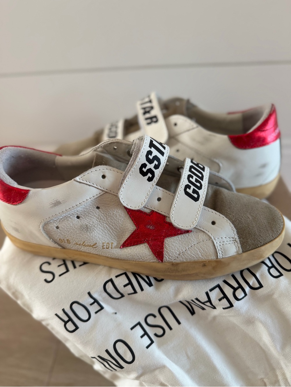 Golden Goose Deluxe Brand Old School Lace-Up Sneakers